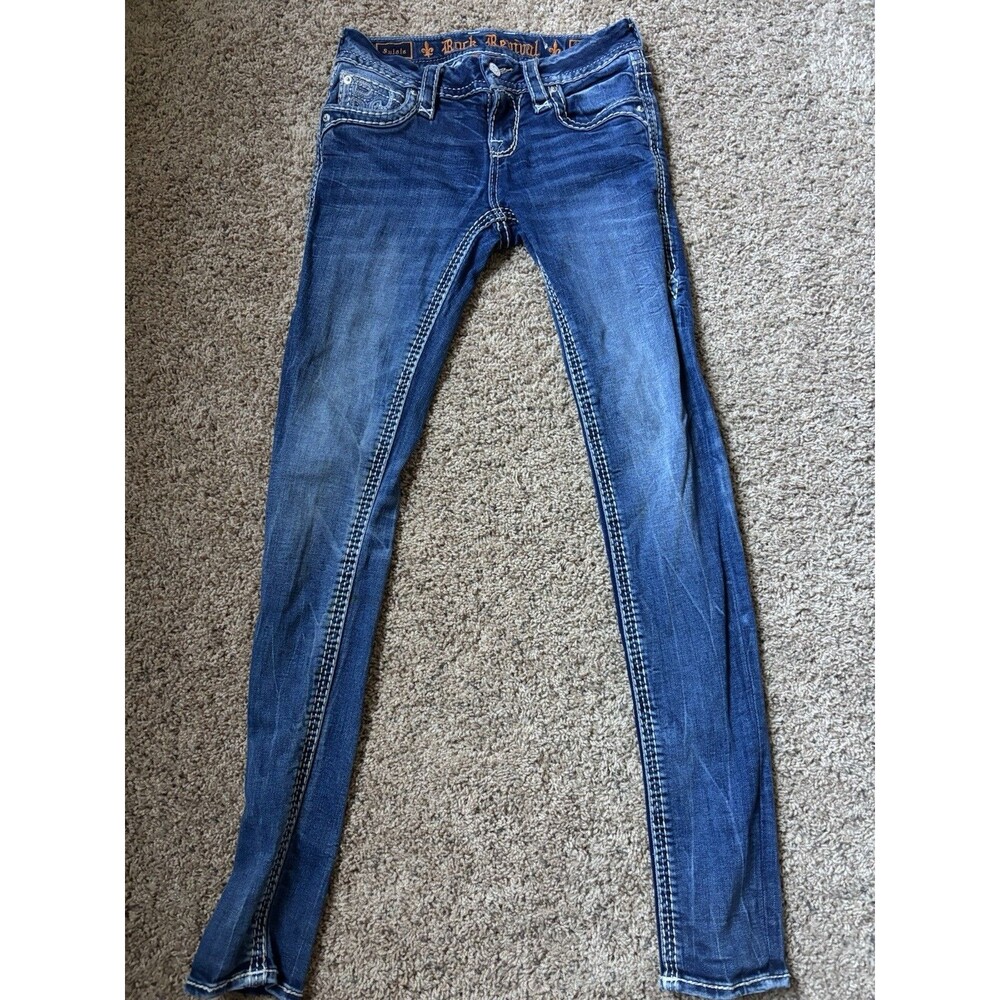 Rock Revival Sulola Girls Jeans Size 24 Skinny